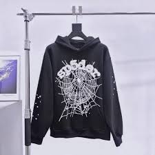 black and white spider hoodie